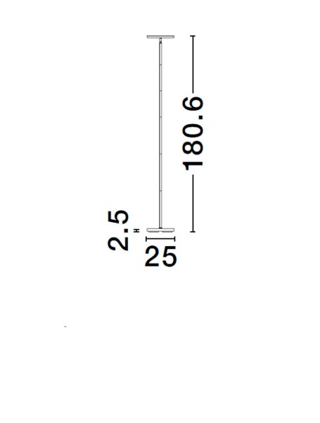 LED Stehleuchte Schwarz 181 cm dimmbar schwenkbar warmweiß