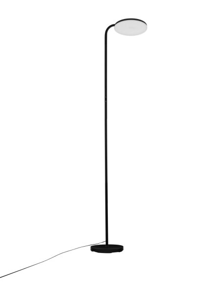 Moderne LED Stehleuchte Schwarz 174 cm schwenkbar warmweiß