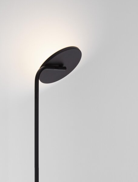 Moderne LED Stehleuchte Schwarz 174 cm schwenkbar warmweiß
