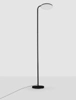 Moderne LED Stehleuchte Schwarz 174 cm schwenkbar...