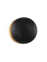 LED Wandlampe 20 cm breit in Gold Schwarz warmweiß...