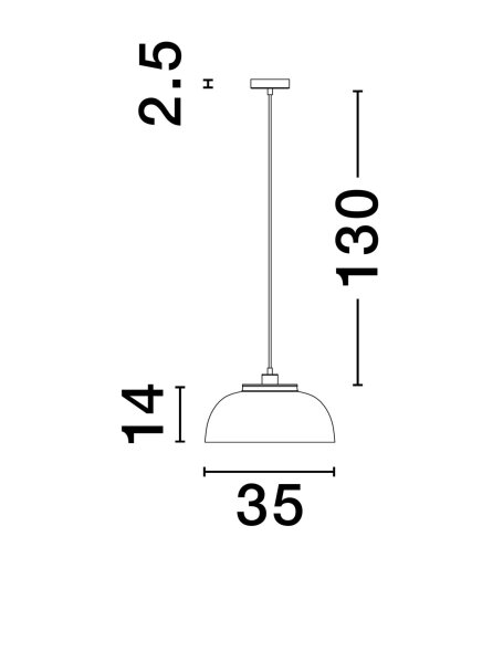 Pendelleuchte E27 Ø 35 cm in Schwarz Gold höhenverstellbar