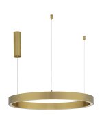 LED Kronleuchter &Oslash; 80 cm dimmbar in Bronze h&ouml;henverstellbar