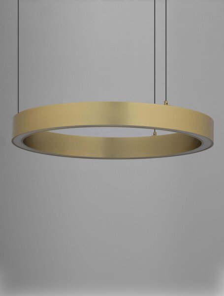 LED Pendelleuchte Ring in Bronze Ø 60 cm dimmbar warmweiß