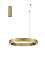 LED Pendelleuchte Ring in Bronze &Oslash; 60 cm dimmbar warmwei&szlig;