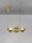 LED Pendelleuchte Ring in Bronze Ø 60 cm dimmbar warmweiß