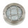 Applique murale Extérieur Rustique Nickel Laiton véritable rond