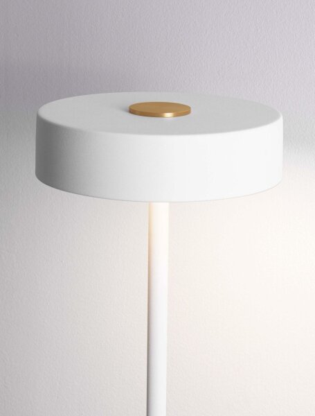 LED Stehlampe 135 cm Weiß warmweiß RUBY Aluminium Modern