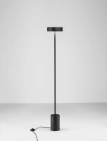 LED Stehleuchte Schwarz 135 cm warmweiß RUBY Aluminium