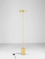 LED Stehlampe in Gold 135 cm warmweiß RUBY...