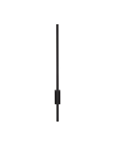 LED Wandlampe 60 cm hoch Schwarz warmweiß RUFUS Aluminium