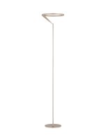 LED Stehlampe Up Down 168 cm Braun Touch Dimmer Wohnzimmer