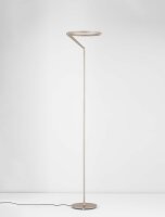 LED Stehlampe Up Down 168 cm Braun Touch Dimmer Wohnzimmer
