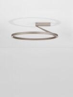LED Deckenleuchte Braun Ring Ø 60 cm dimmbar Up...