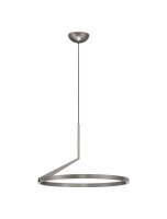 LED Pendelleuchte &Oslash; 60 cm in Nickel dimmbar...