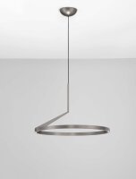 LED Pendelleuchte Ø 60 cm in Nickel dimmbar...