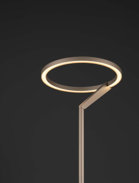 LED Tischleuchte Braun 38 cm Touch Dimmer Farbwechsel Design