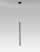 LED Pendelleuchte schmal Ø 2,5 cm Schwarz...