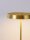 LED Stehlampe 136 cm in Gold warmweiß SHASTA Aluminium