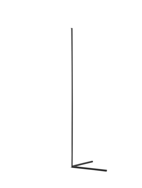 LED Stehleuchte Minimalistisch Schwarz 140 cm dimmbar