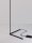 LED Stehleuchte Minimalistisch Schwarz 140 cm dimmbar