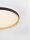 LED Deckenlampe rund Ø 60 cm Schwarz dimmbar Holz SIMONE