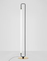 LED Stehlampe 150 cm in Weiß Schwarz Gold...