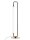 LED Tischleuchte in Gold Weiß Schwarz 68 cm warmweiß Modern