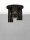 Deckenlampe rund E14 Ø 30 cm in Schwarz Gold Metall SONNY