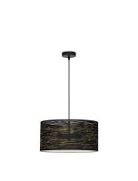 H&auml;ngelampe in Schwarz Gold &Oslash; 40 cm E27 Metall...