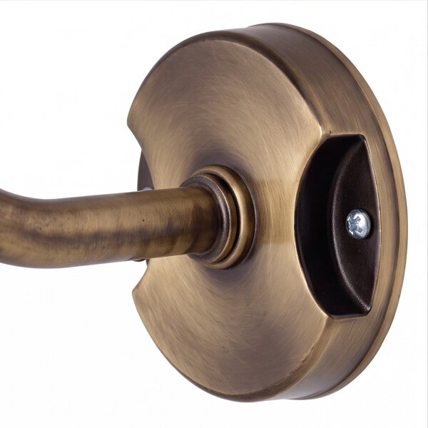 Elegante Wandleuchte Messing Vintage Kugel Schirm