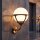 Elegante Wandleuchte Messing Vintage Kugel Schirm