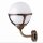 Elegante Wandleuchte Messing Vintage Kugel Schirm