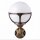 Elegante Wandleuchte Messing Vintage Kugel Schirm