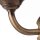 Elegante Wandleuchte Messing Vintage Kugel Schirm
