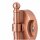 Applique murale cuivre IP43 laiton véritable extérieur élégant
