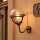 Elegante Wandleuchte Messing Vintage Hof ALONNISOS