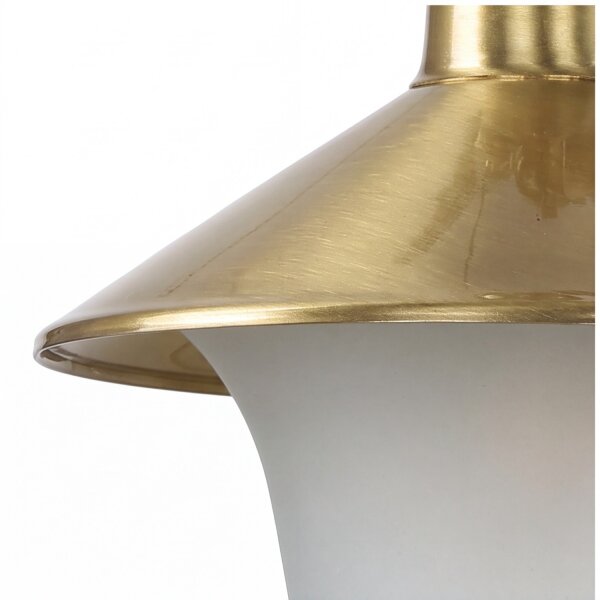 Messing Wandlampe Rustikal elegant H:28cm ANDROS