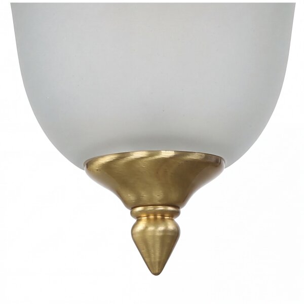 Messing Wandlampe Rustikal elegant H:28cm ANDROS