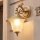 Messing Wandlampe Rustikal elegant H:28cm ANDROS