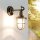 Antike Wandlampe Echt Messing für Außen SANTORIN