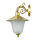 Wandlampe Außen Messing Glas Hof Rustikal IP23