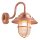 Wandlampe Echt-Messing IP64 Maritim in Kupfer