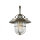 Wandlampe Außen Maritim Messing Riffelglas IP64 Hof