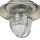 Wandlampe Außen Maritim Messing Riffelglas IP64 Hof