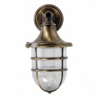 Applique extérieure verre laiton Maritim IP64...