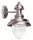 Wandlampe Echt-Messing Glas Haust&uuml;r Maritim