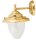 Wandlampe Au&szlig;en Glas Messing Haus Maritim IP23