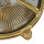 Messing Wandleuchte rund IP64 Riffelglas Bullauge