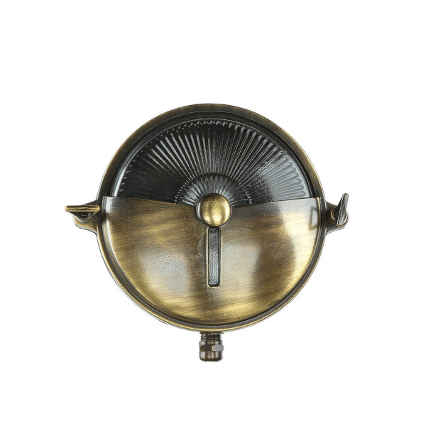 Lampe dextérieur maritime ronde Ø18cm en laiton IP64